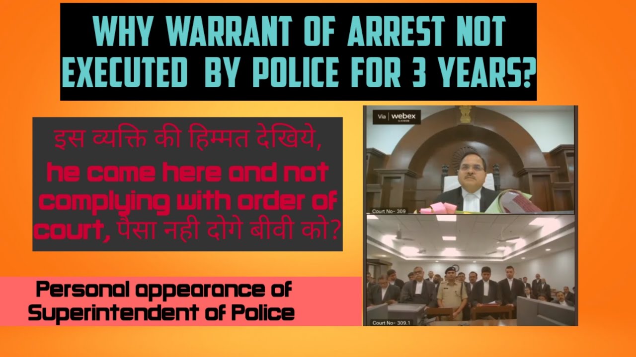 Warrant of Arrest not executed by Police for 3 years #livecourt #warrantofarrest #arrest #highcourt