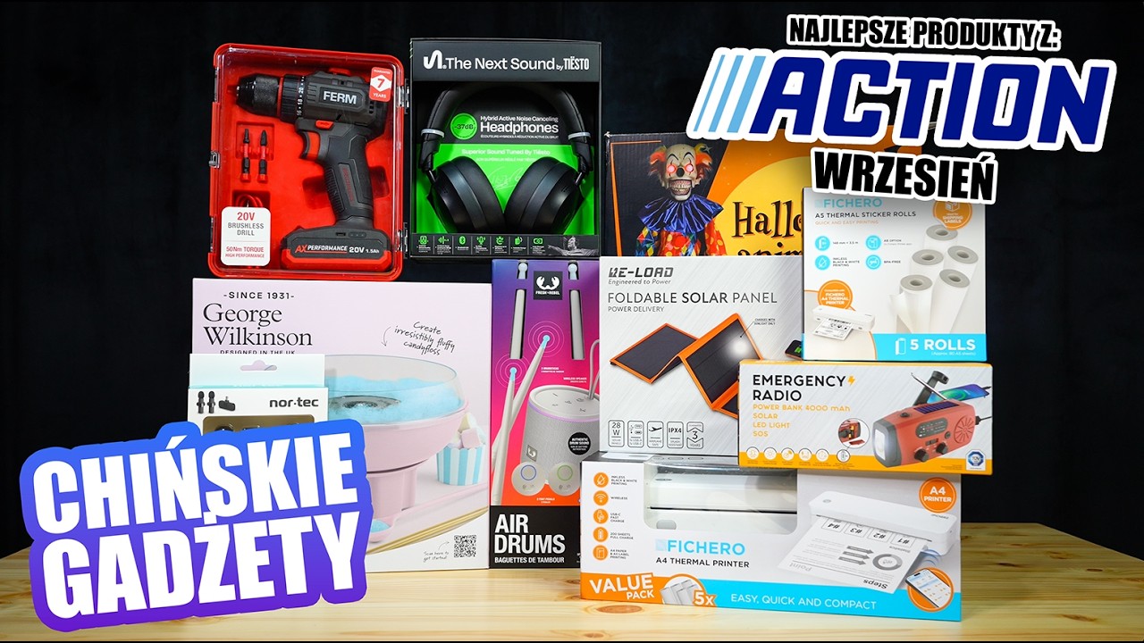 Chińskie Gadżety z ACTION! - Sprawdzam Najciekawsze Produkty we Wrześniu!