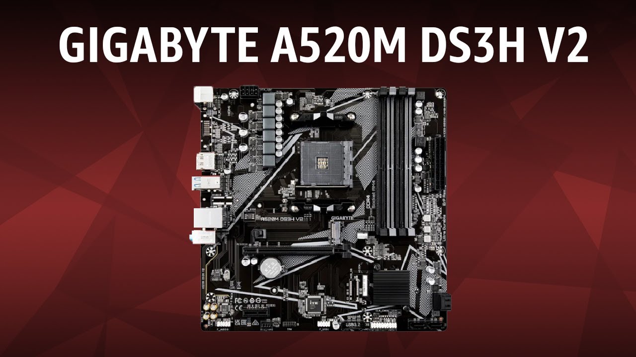 Материнская плата GIGABYTE A520M DS3H V2