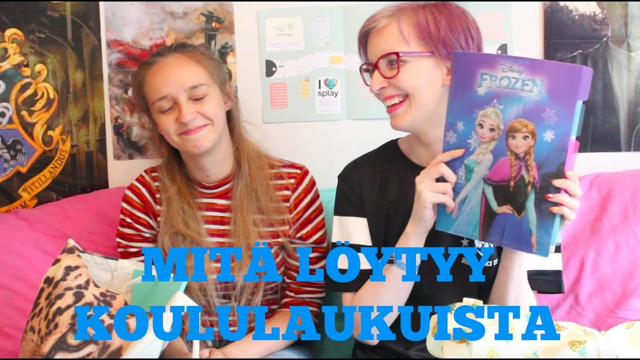 Koululaukkujen sisältö 2016