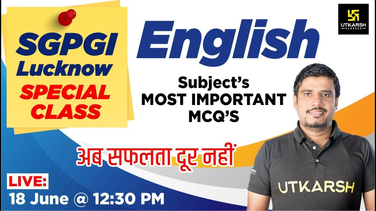 SGPGI ,Lucknow Staff Nurse 2022 | English | Most Important Questions | By Lal Singh Kaviya Sir