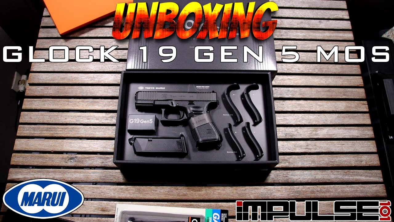 AIRSOFT - DÉBALLAGE DU GLOCK 19 GEN 5 MOS TOKYO MARUI ! 🤩 (Premier aperçu) (Impulse101) [FR]