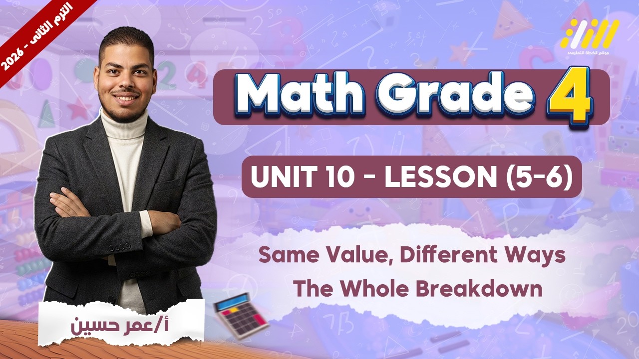 ماث رابعه ابتدائي الترم الثاني |  multiplying by a whole | math grade 4 unit 9 lesson 15