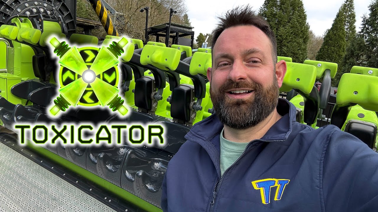 Катание на TOXICATOR в Alton Towers Resort