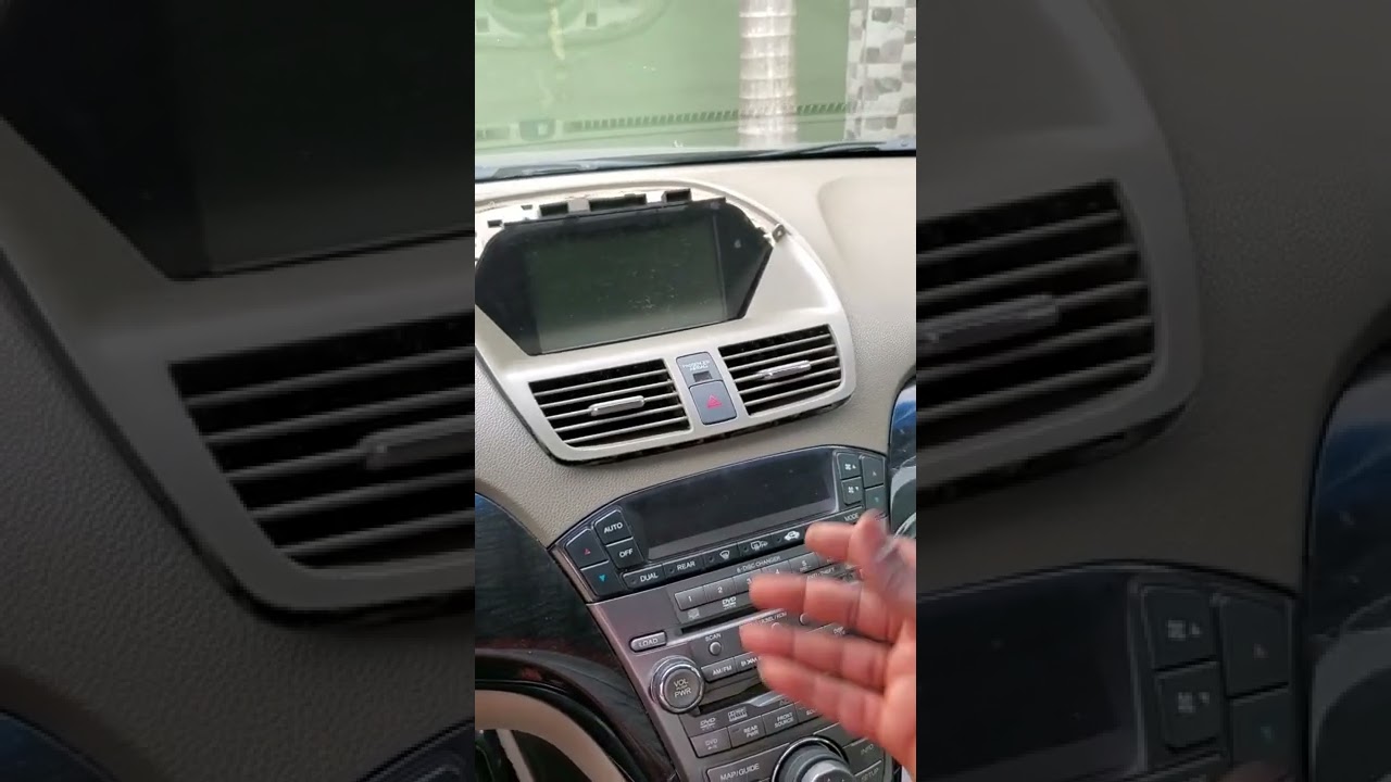 How to replace the Navigation Display Unit for Acura MDX 2007 - 2010.