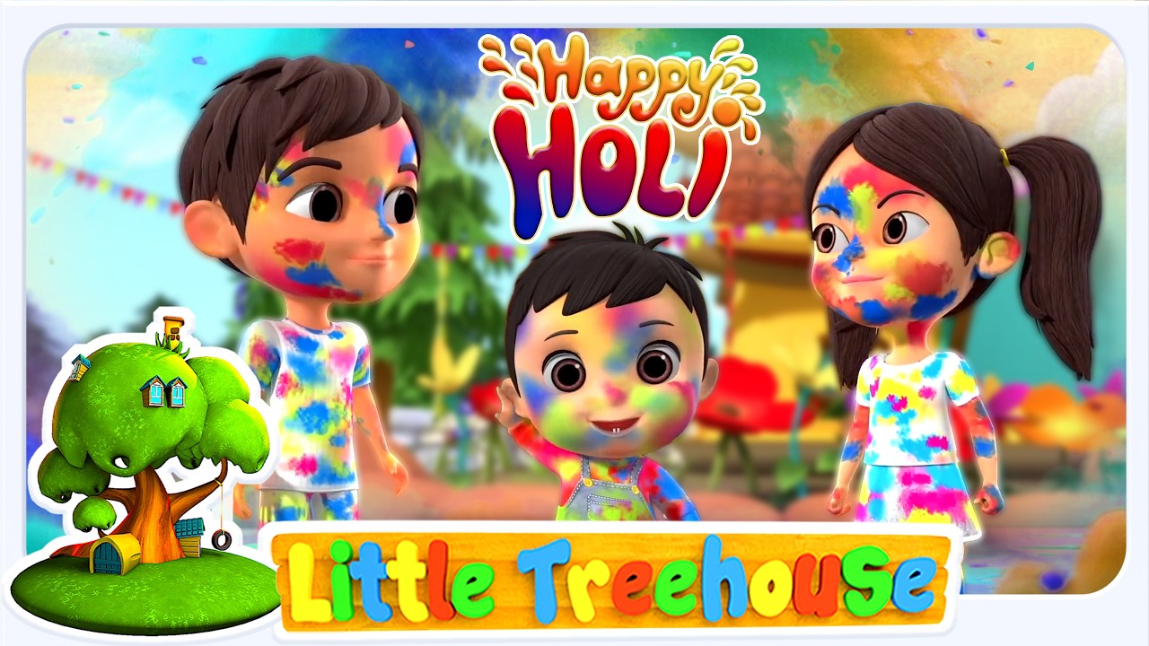 Holi Aa Gayi Holi, होली आ गई होली, Brush Karo Song + Nursery Videos and Preschool Songs
