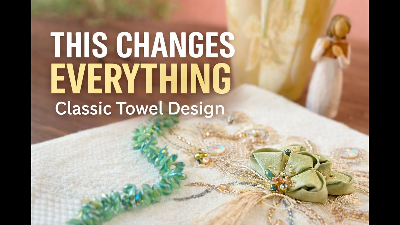 Don’t Decorate Your Bathroom Before Seeing This Classic Towel Design #handmade #decoration #diy