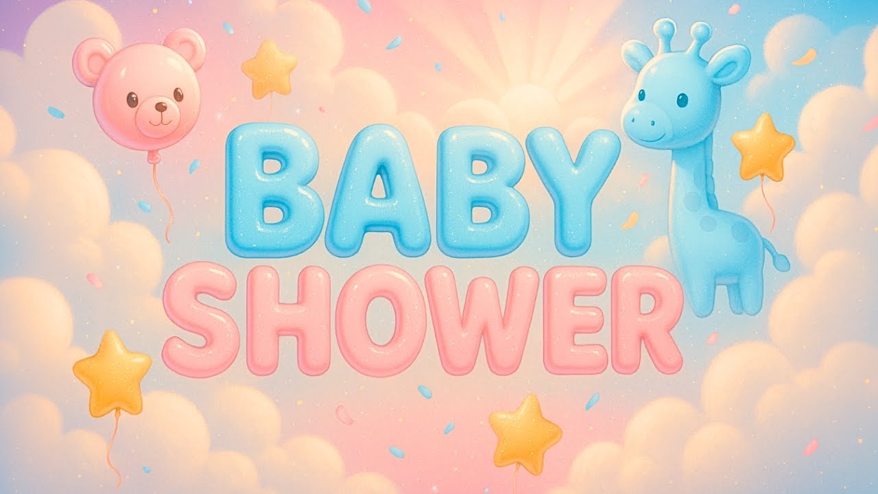 💗 Baby Shower Background 💙 Joyful Celebration Music 🤰 Perfect for a Baby Shower Party 🎉