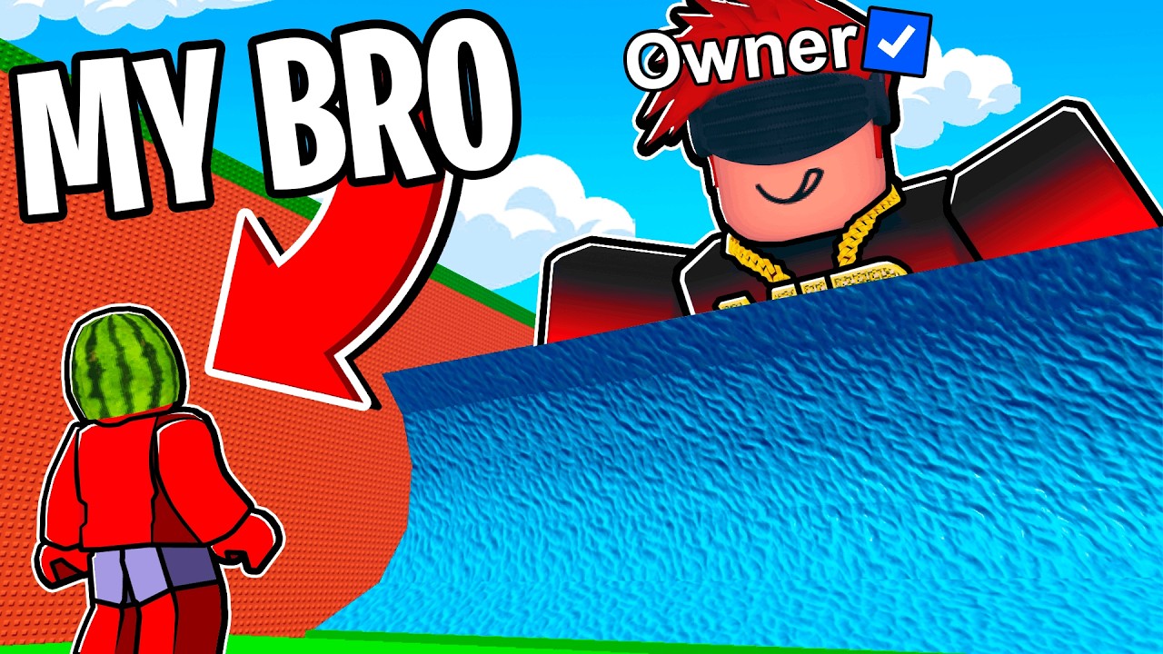 Pretending to be Owner in Escape Tsunami for Brainrot
