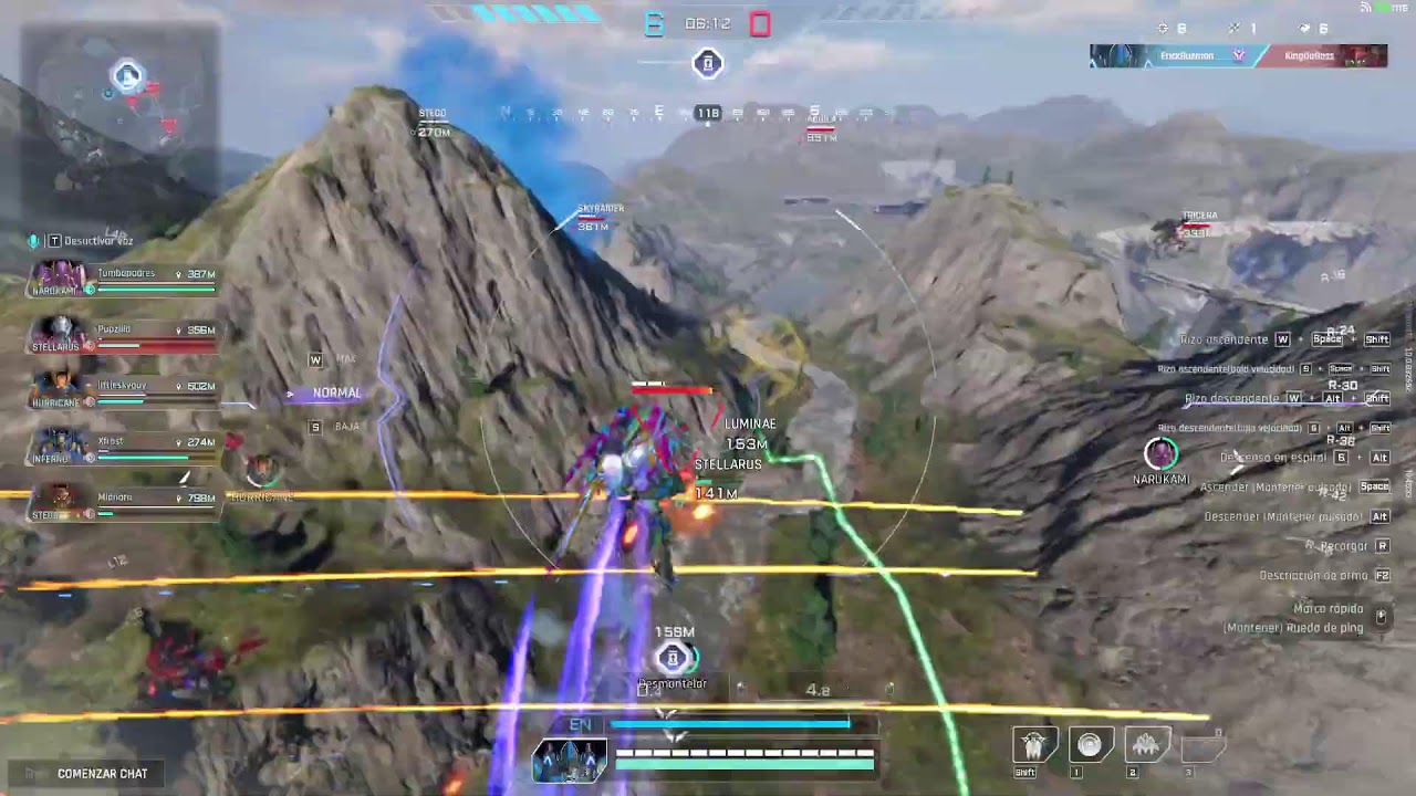 Unas partidas de Mecha Break