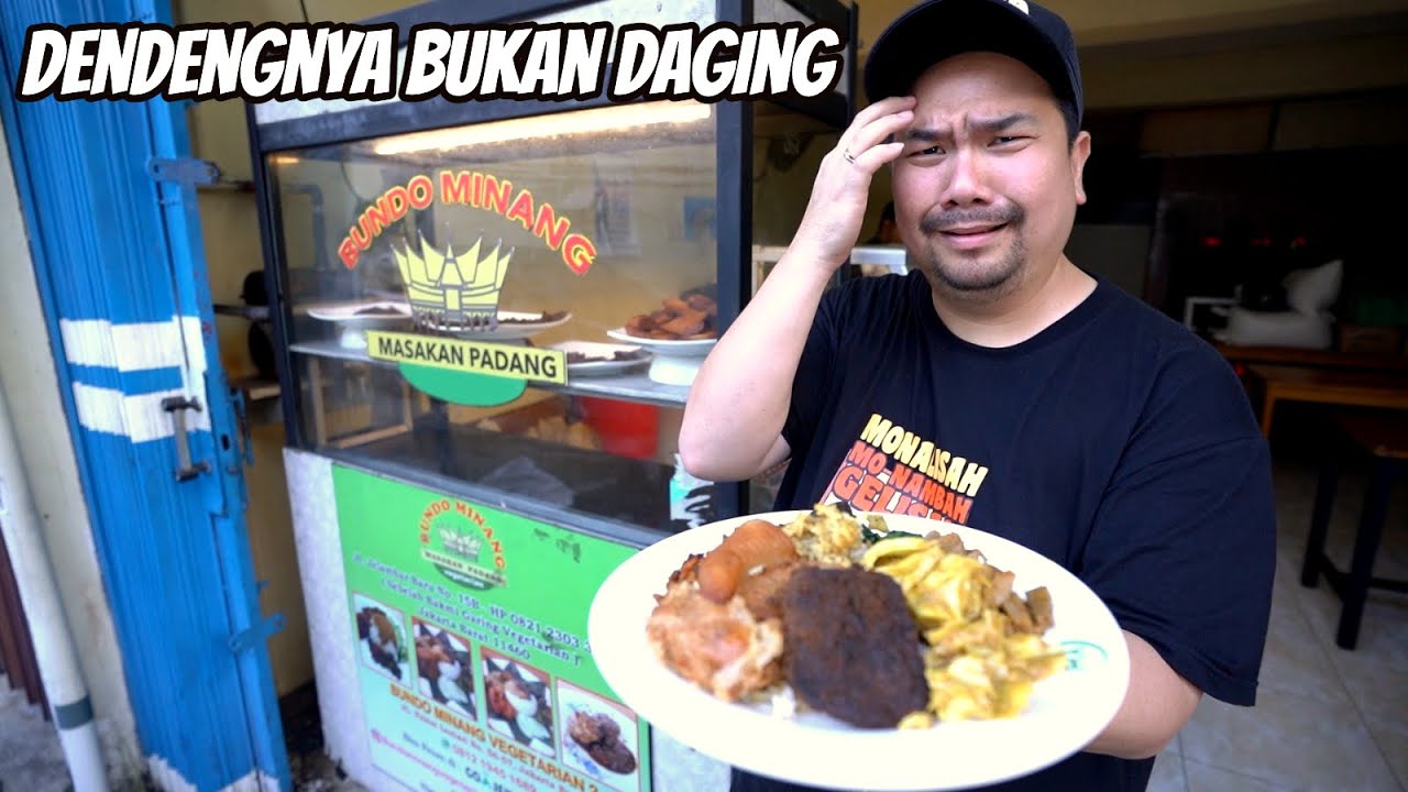 MAKAN NASI PADANG DI BUNDO MINANG TAPI DENDENGNYA BUKAN DAGING!!!