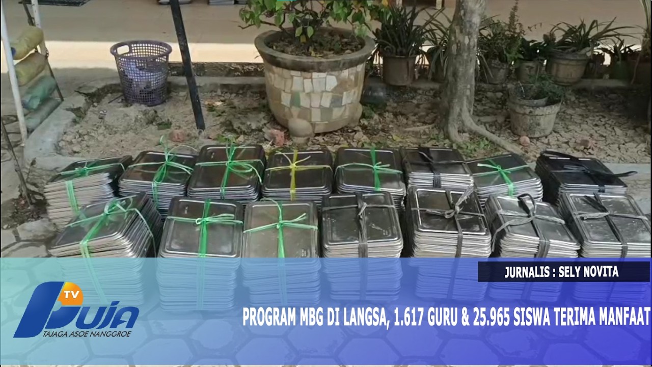 Program MBG di Langsa, 1.617 Guru & 25.965 Siswa Terima Manfaat