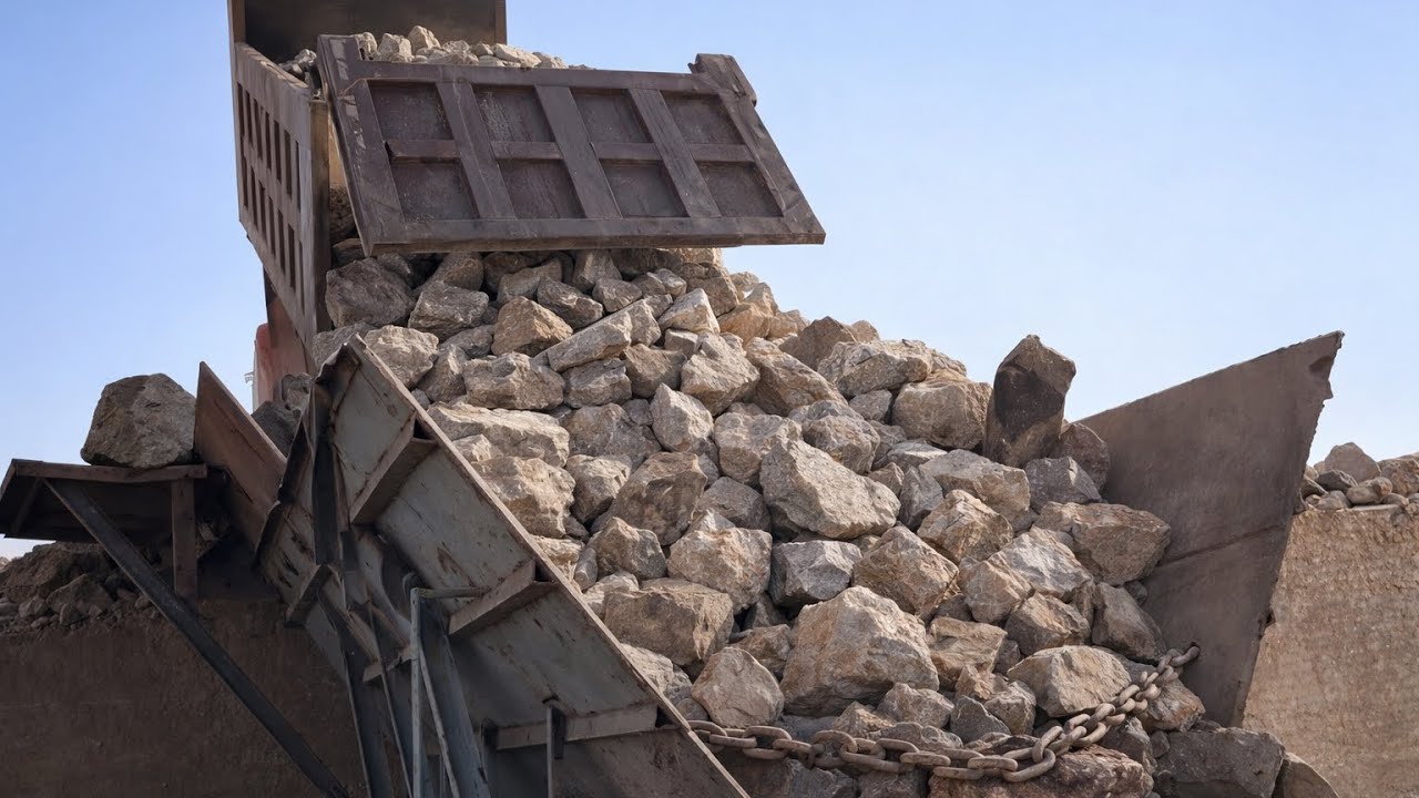 BIG ROCK 🪨 Crusher Machine - FULL Powerfull Process A Giant in Action-Big Rock Crushing#asmrvideo 