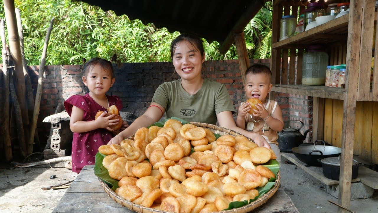 How to make donuts to sell at the market with my little daughter
