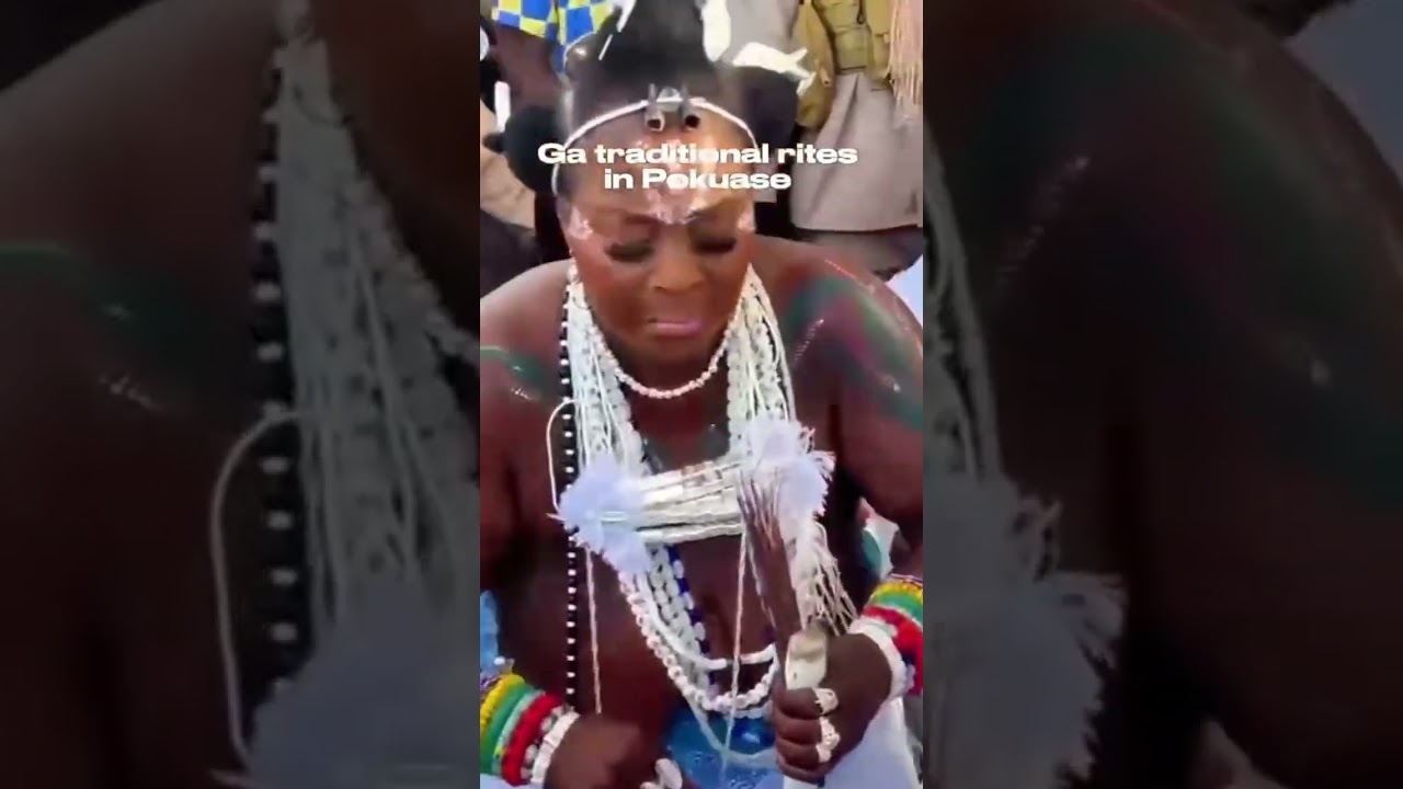 How People of pokuase are preparing for Homowo - beautiful #ghana #shattawale #stonebwoy