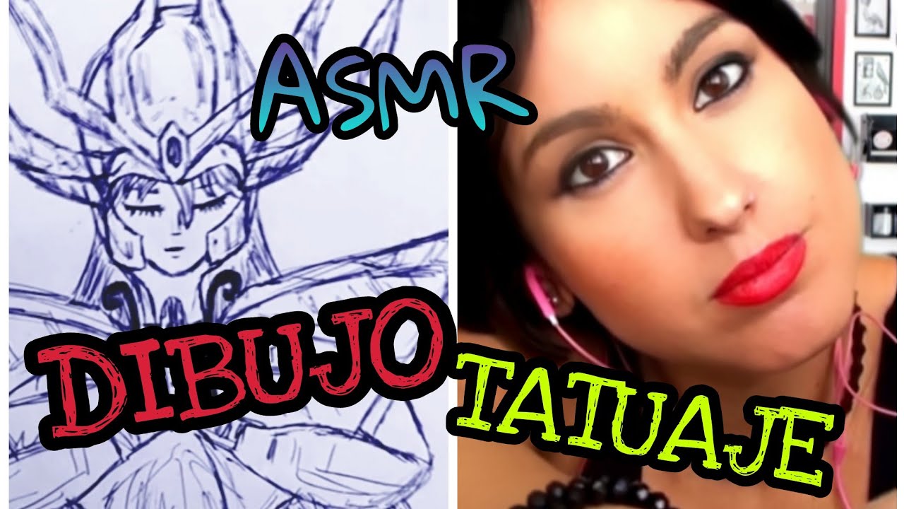 ASMR DIBUJO Y TE TATUO CABALLEROS DEL ZODIACO