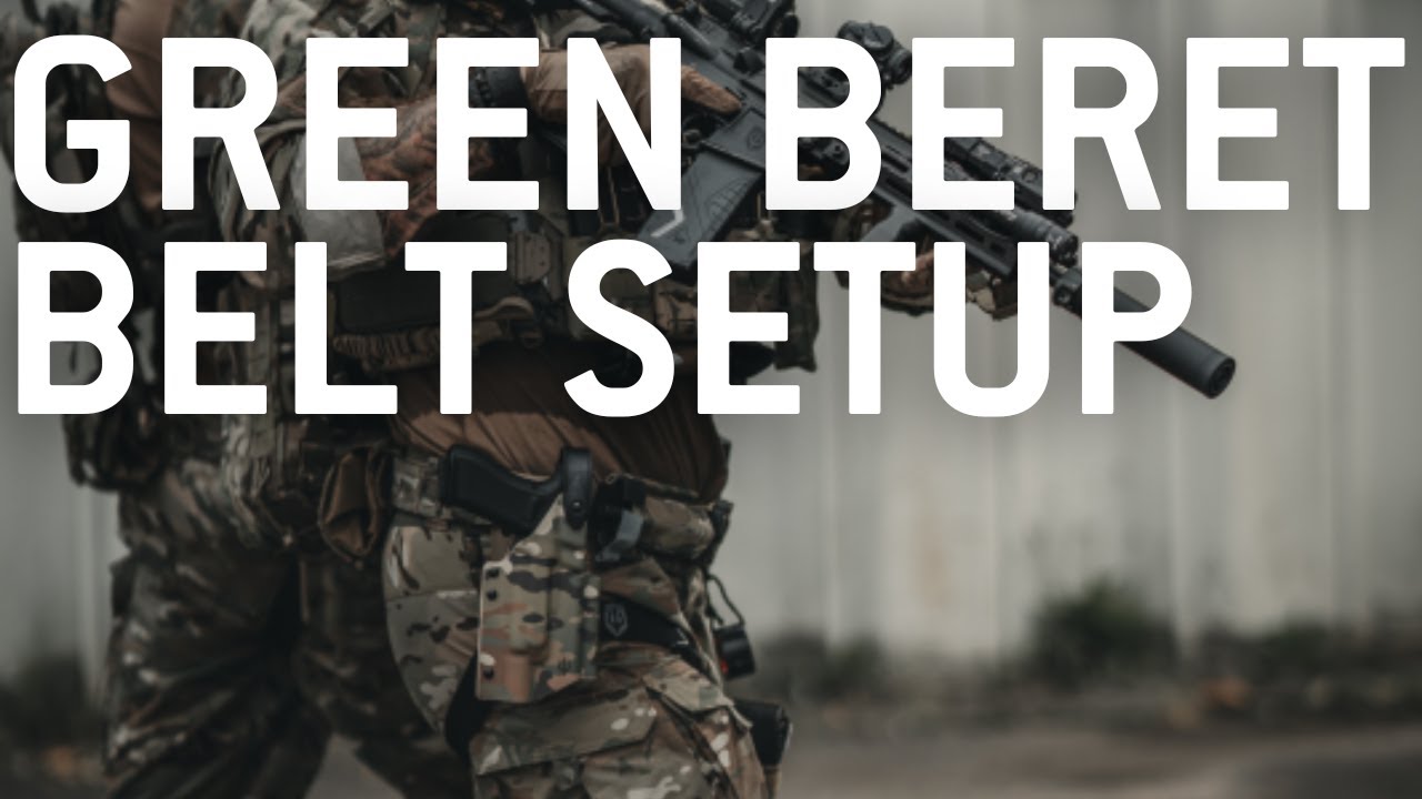 Range Belt Setup - By ex Green Beret Jimmy Cannon