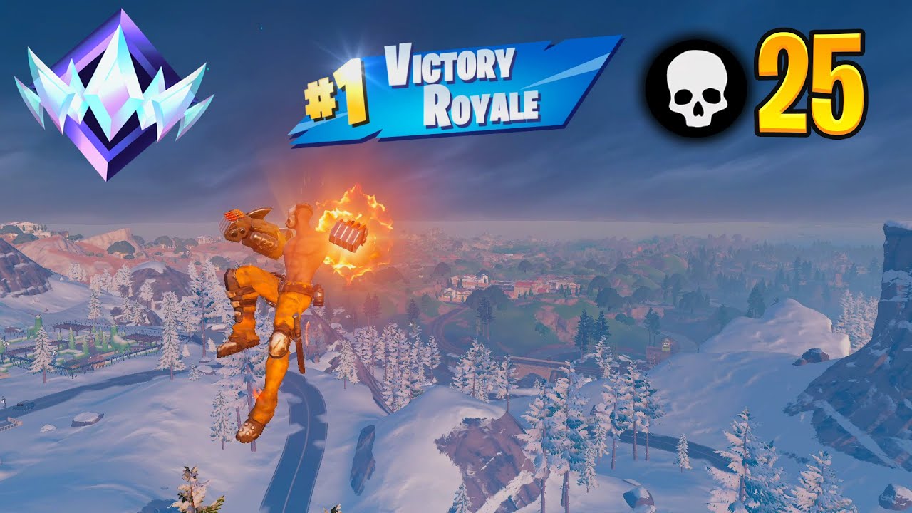 High Kill Solo Ranked Win Full Gameplay (Fortnite Season 3)