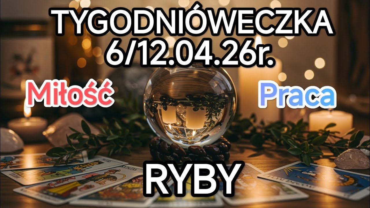 Tarot tygodniowy: 06./12.04.26r. & RYBY  - MIŁOŚĆ &hearts;️ PRACA