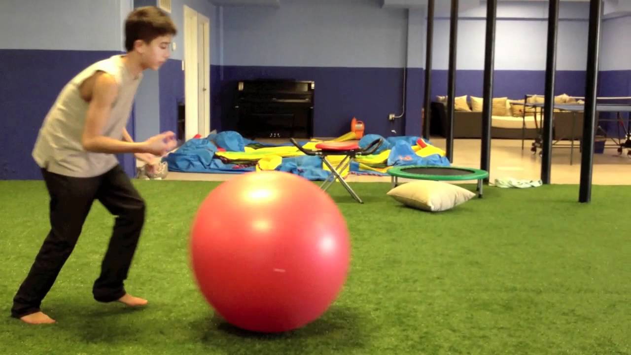 Exercise Ball Tricks