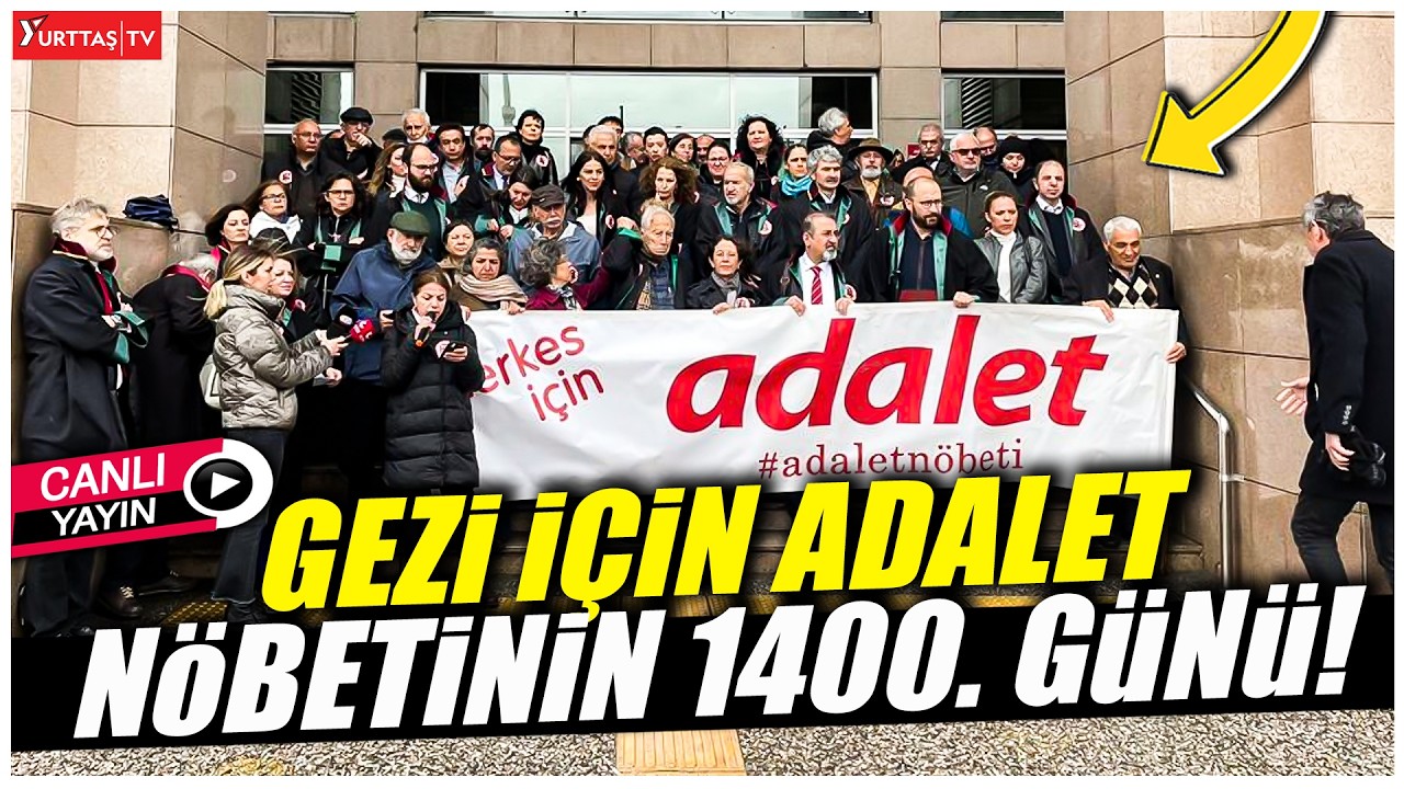 Gezi için Adalet Nöbeti'nin 1400. günü!