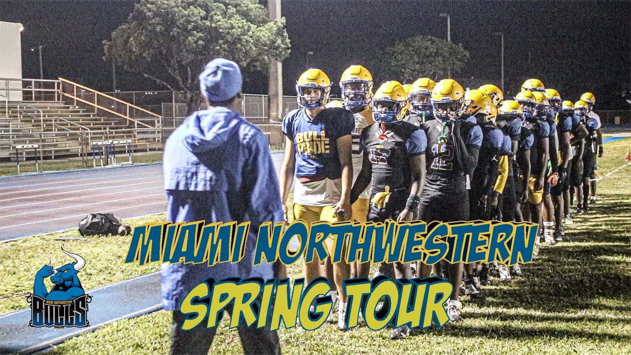 🏈🌴 Miami Northwestern Bulls Football Spring Tour 2023 🌴🏈