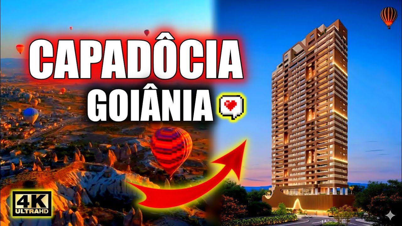 CAPADOCIA EM GOIANIA - GO - CONSTRUTORA SOUZA ANDRADE #arquitetura #obras #arranhaceu #skyscraper