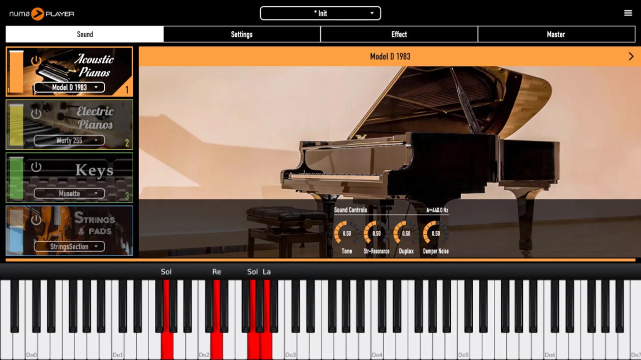 Configurando Numa Player - Modulo Virtual de Samples.