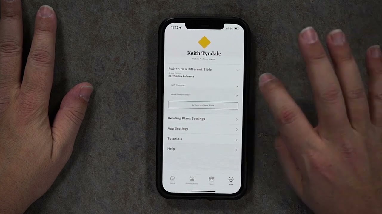How to remove a Bible from the Filament Bible app