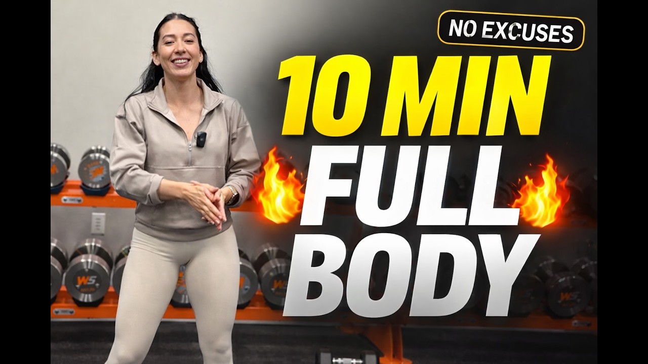 10 MIN FULL BODY 🔥 Si no tienes tiempo, haz esto