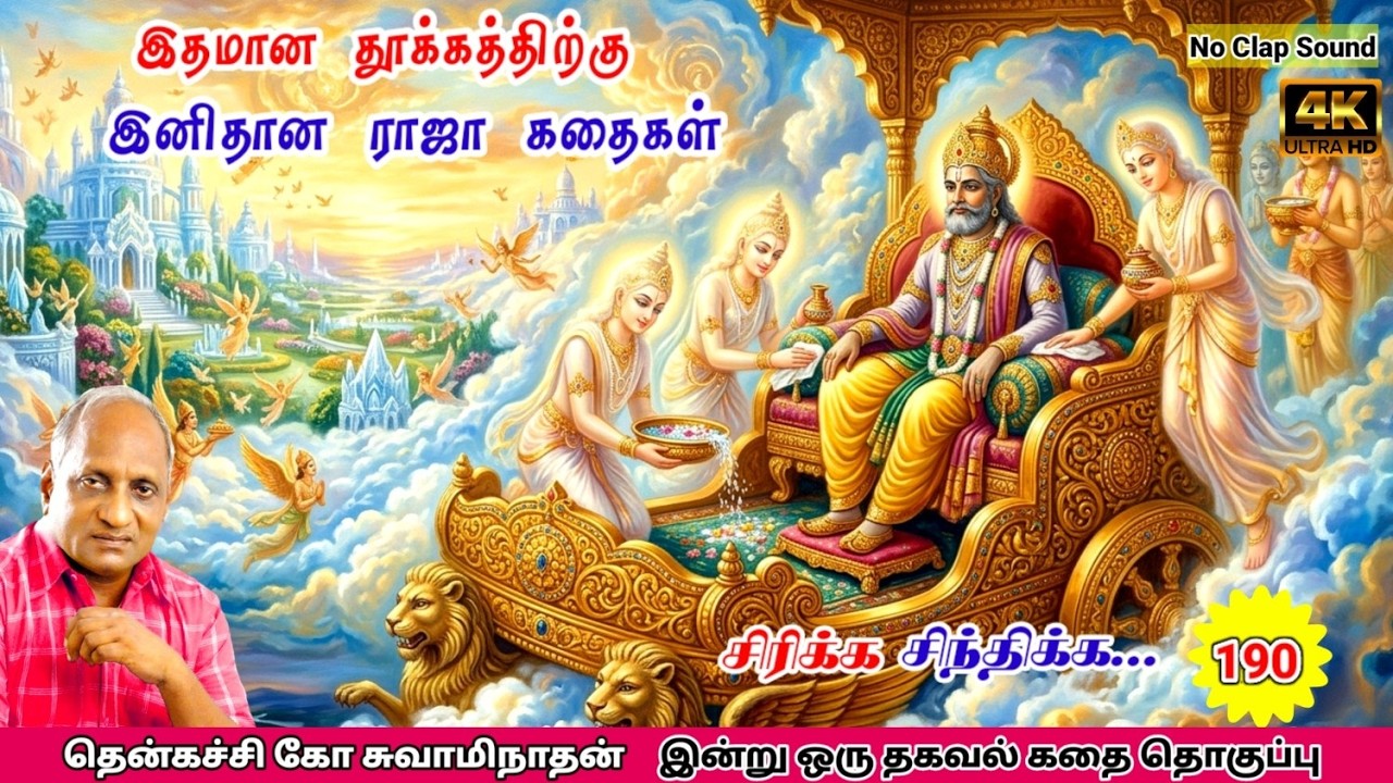 மன அழுத்தம் நீங்கி கவலைகள் மறந்து தூங்க Thenkachi Ko Swaminathan கதைகள் 190 | சிறந்த 10 ராஜா கதைகள்