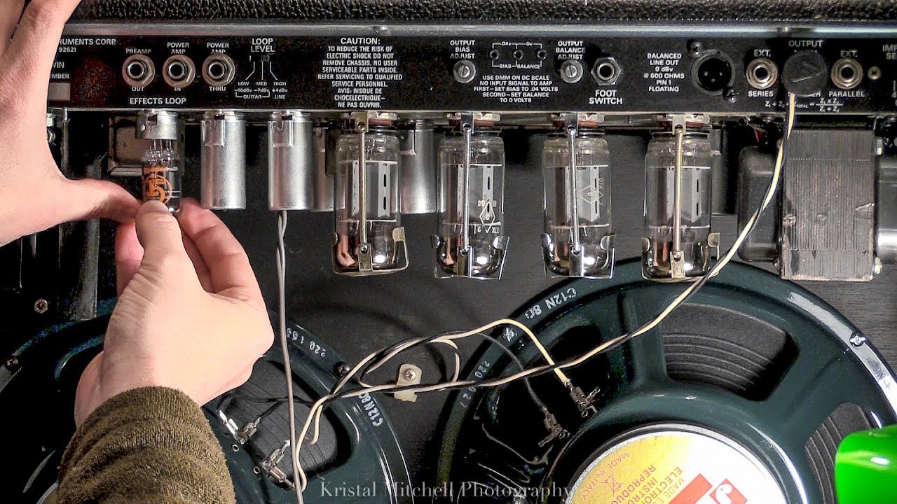 How to change the tubes on a Fender Twin Reverb