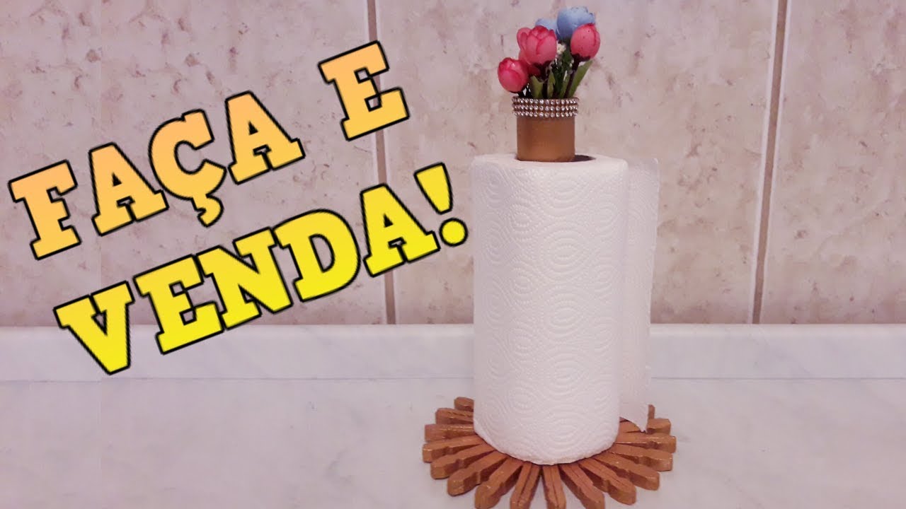 Porta Papel Toalha  - 😍 Ideias  Artesanato para Vender!