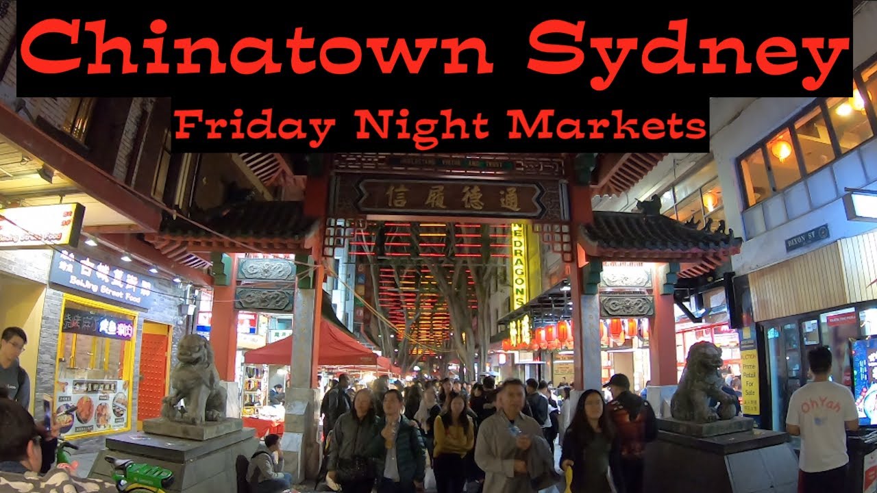 Chinatown Sydney Australia Friday Night Markets (HD)