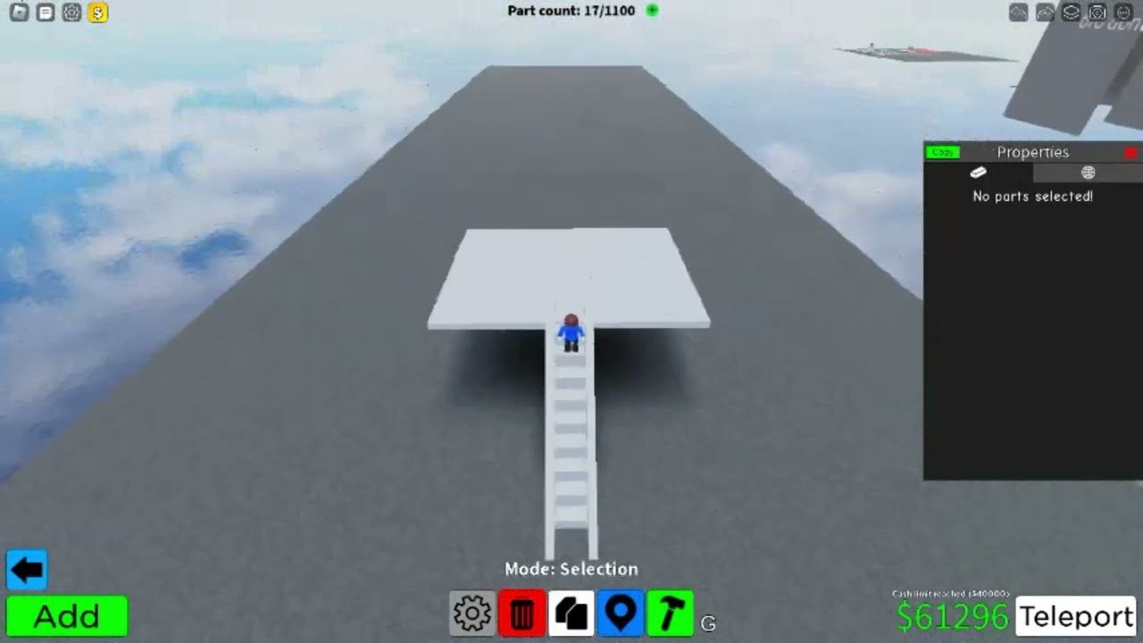 How to make an escalator in obby creator
