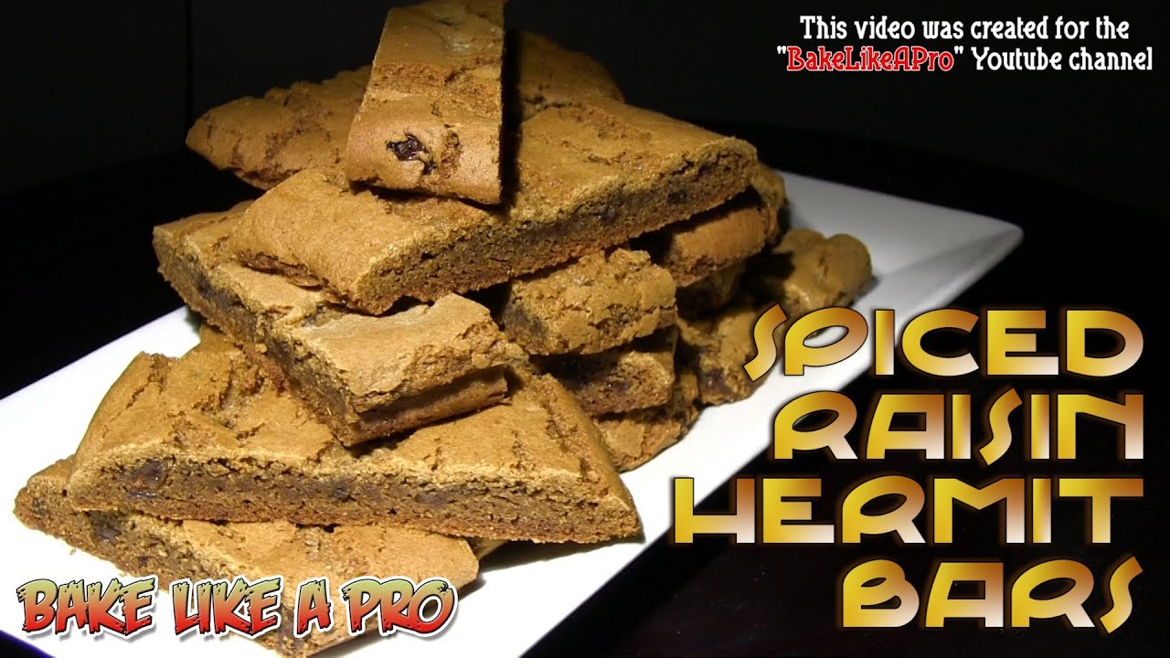 The BEST Spiced Raisin Hermit Bars Recipe