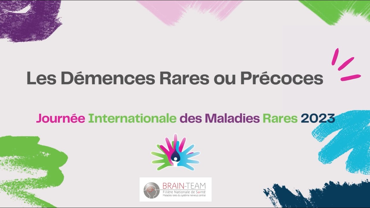 Les démences rares ou précoces #rarediseaseday