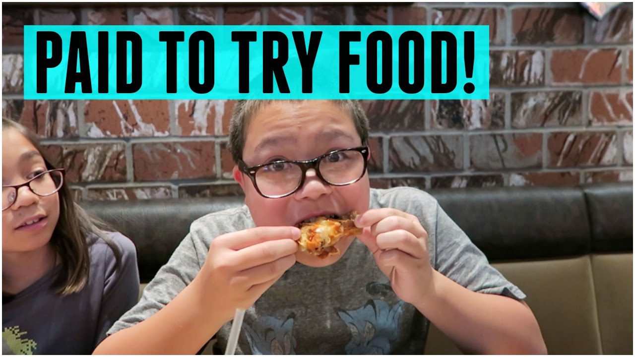 PAID TO TRY FOOD! - June 28, 2015