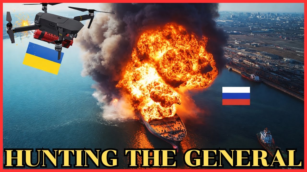 Ukraine Spots 2-Billion-Ruble Russian Tanker Leaving Port... Then DESTROYS It!