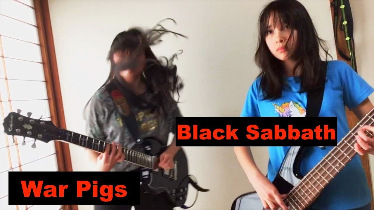 #Black Sabbath - War Pigs - guitar and bass - cover #ブラックサバス