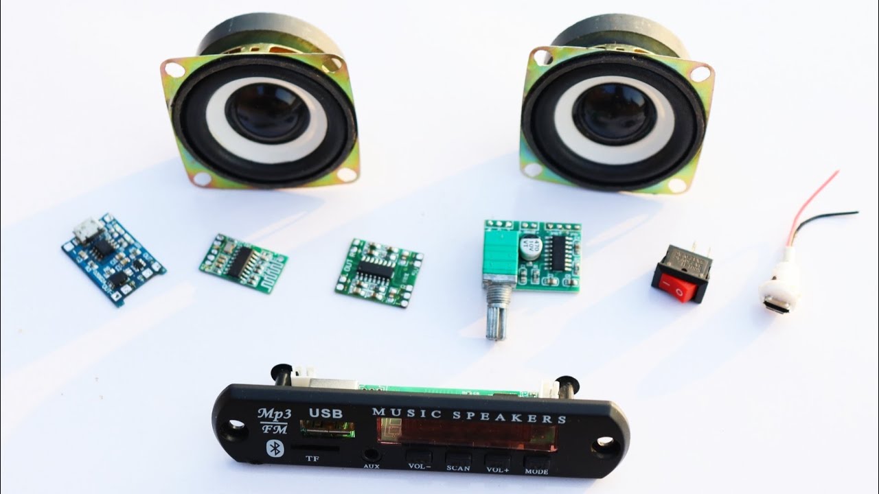 2 DIY Bluetooth speakers | Make Bluetooth Speakers | Portable Bluetooth speakers
