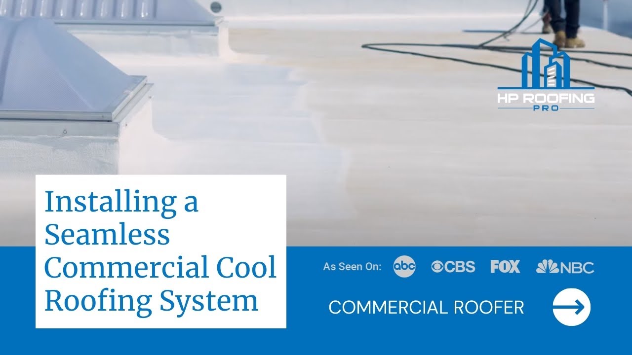 Installing a Seamless Commercial Cool Roofing System | HP Roofing PRO