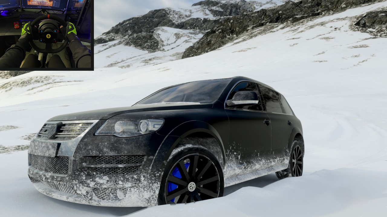 Volkswagen Touareg R50 V10 5.0 TDI | Steering Wheel Gameplay | Forza Horizon 4 | Thrustmaster T300