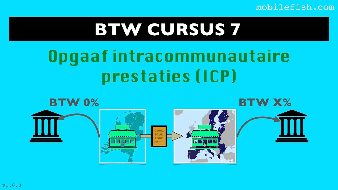 BTW cursus 7: Opgaaf intracommunautaire prestaties (ICP)