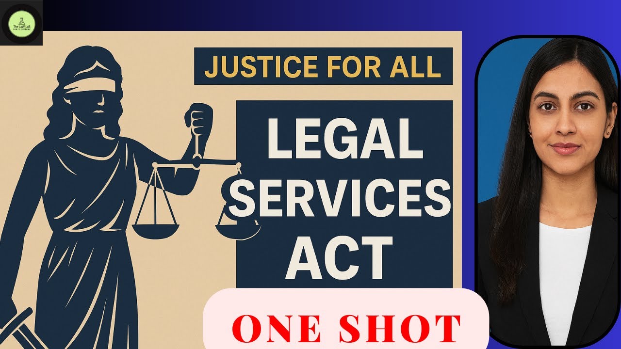 Legal Services Authorities Act, 1987 | One Shot Lecture | Lok Adalat & Free Legal Aid Explained