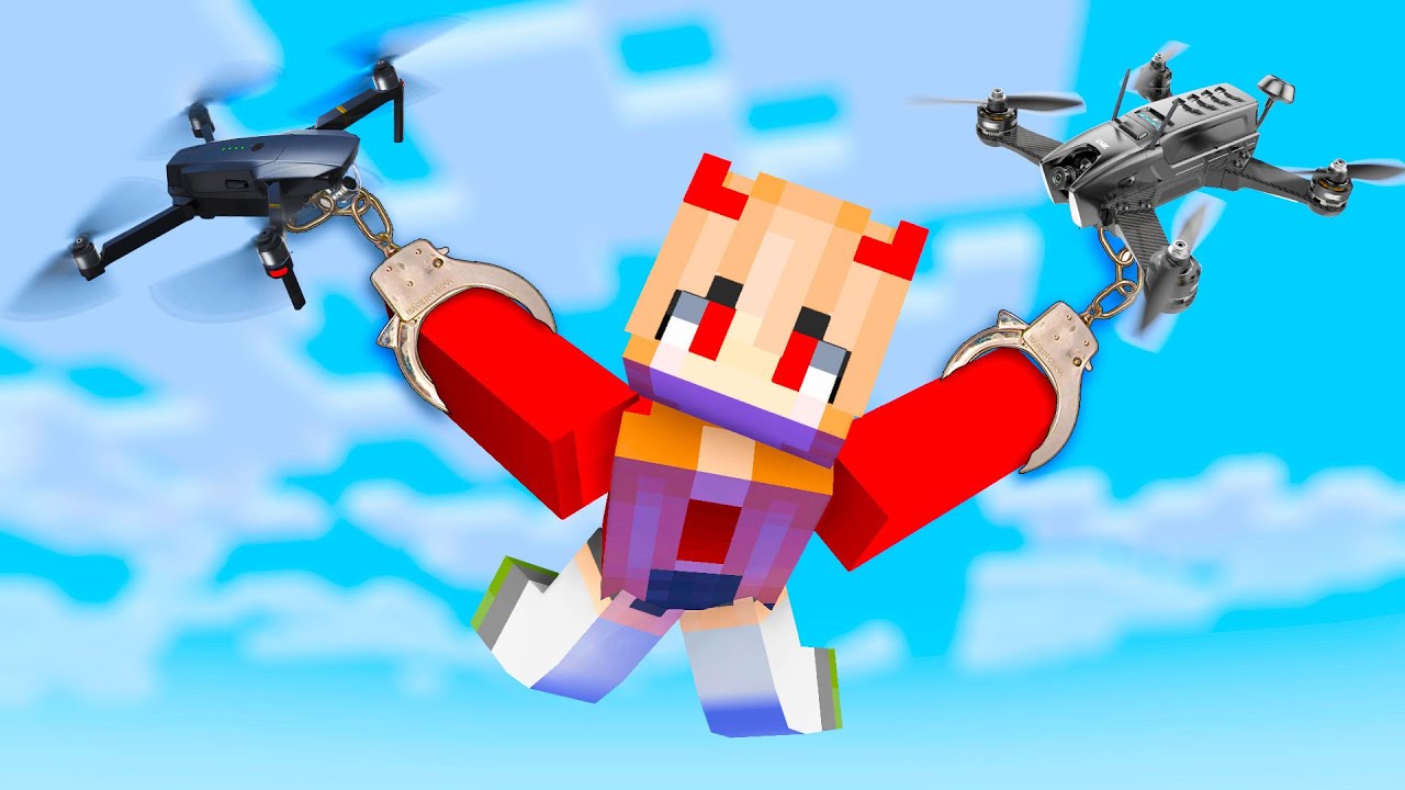 ДРОНЫ ПОХИТИЛИ МАШКУ В МАЙНКРАФТ ! Алексбой Minecraft