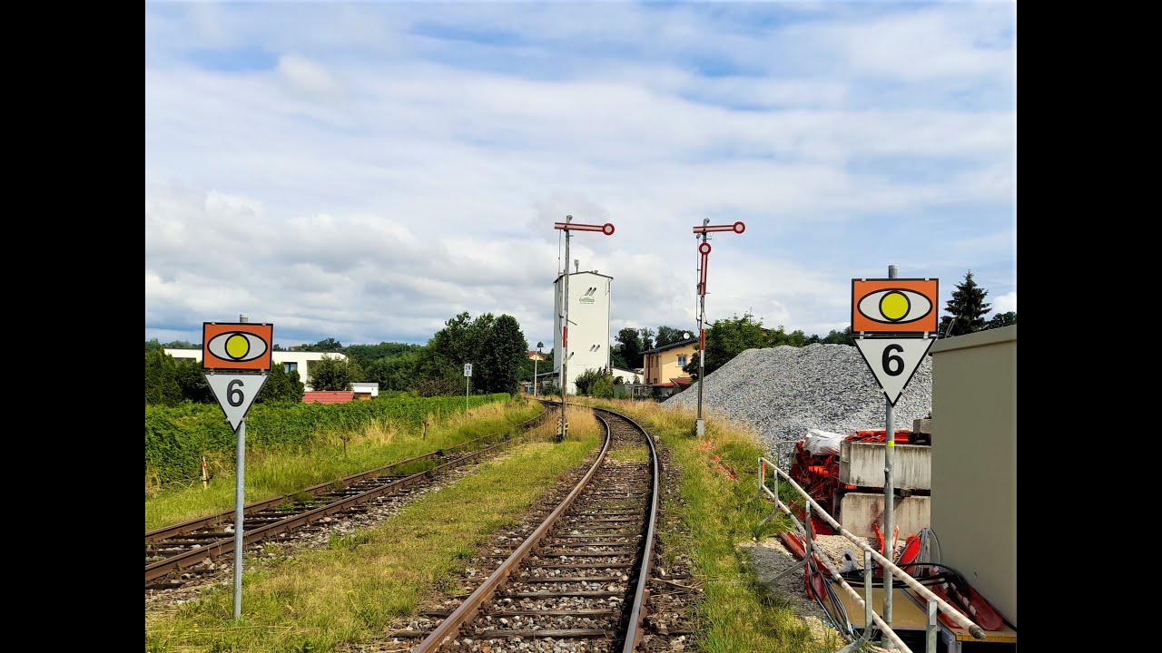 Hommage an die mechanischen Stellwerke Signale Bahnübergänge in Mauerkirchen Mattighofen Munderfing