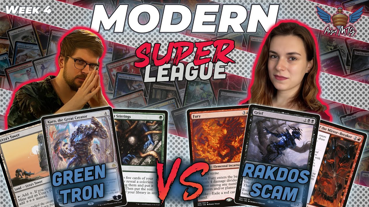 MTG Modern | Green Tron против Rakdos Scam | Суперлига | Неделя 4 | Матч 2