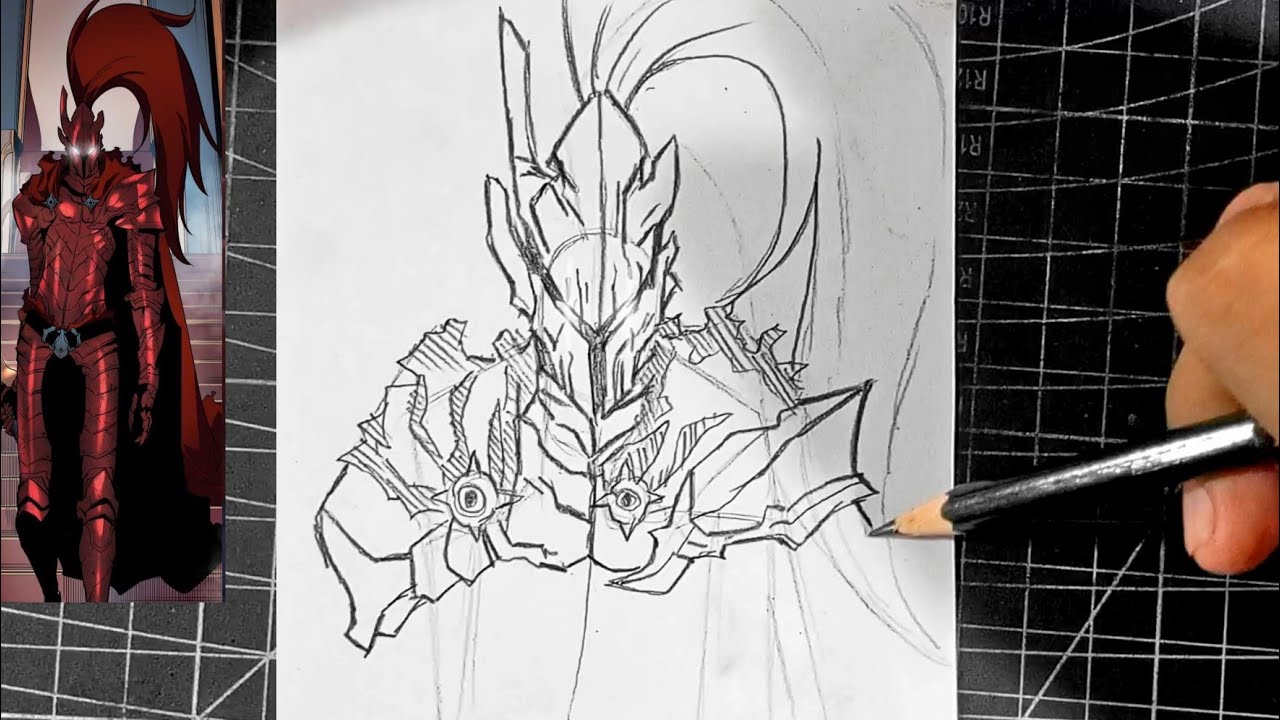 How to draw IGRIS vs SUNG JIN-WOO Moments || SOLO LEVELING || Step By Step