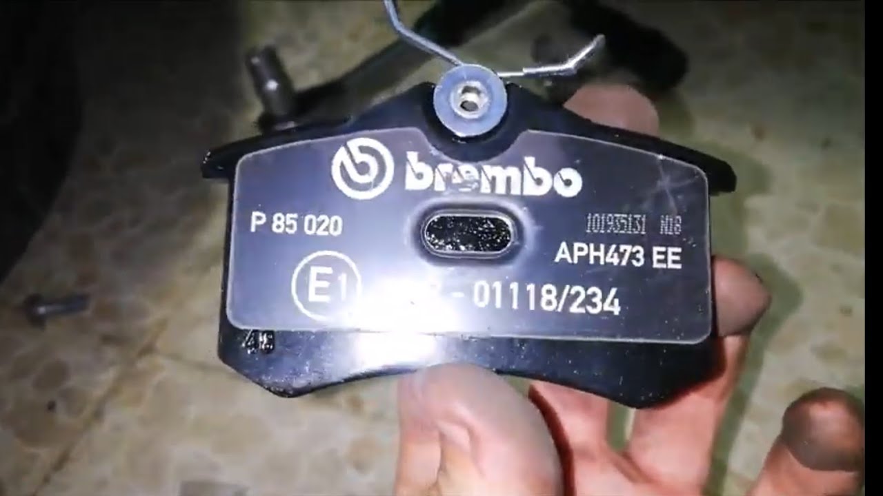 cambio pastillas de freno traseras 1.6, 2.0, 1.9 TDI, Seat, Audi, Volkswagen